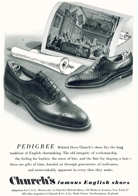 history of church shoes.